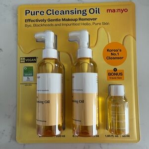 Manyo Pure Cleansing Oil 3 Pk Set 2x 6.7 oz + 1.8oz NEW